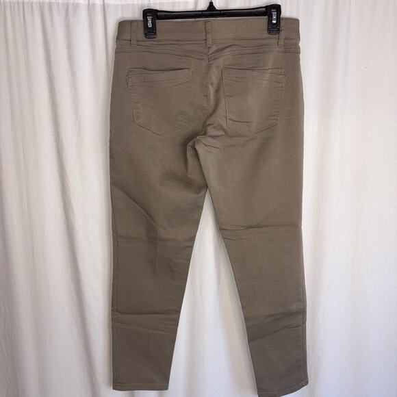 Democracy Jeans Womens 10 Brown Ab Technology Freedom Ankle Skimmer Stretch NWT - Picture 3 of 14